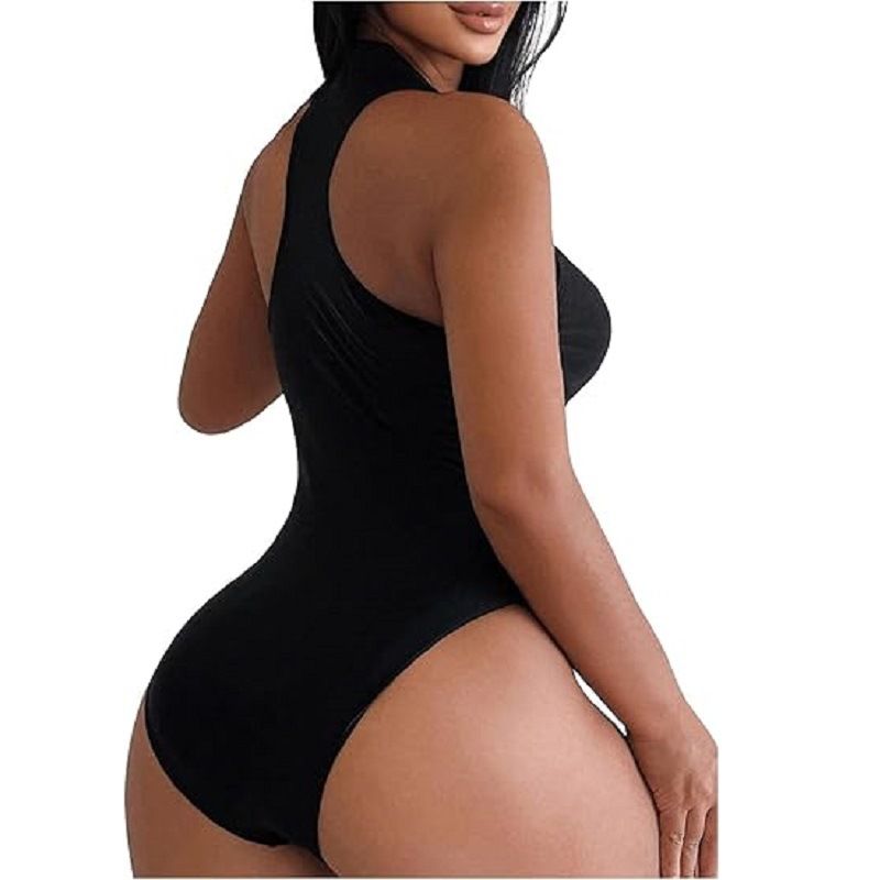 Swimsuit Sexy Bikini One-piece Zipper_voghion.com