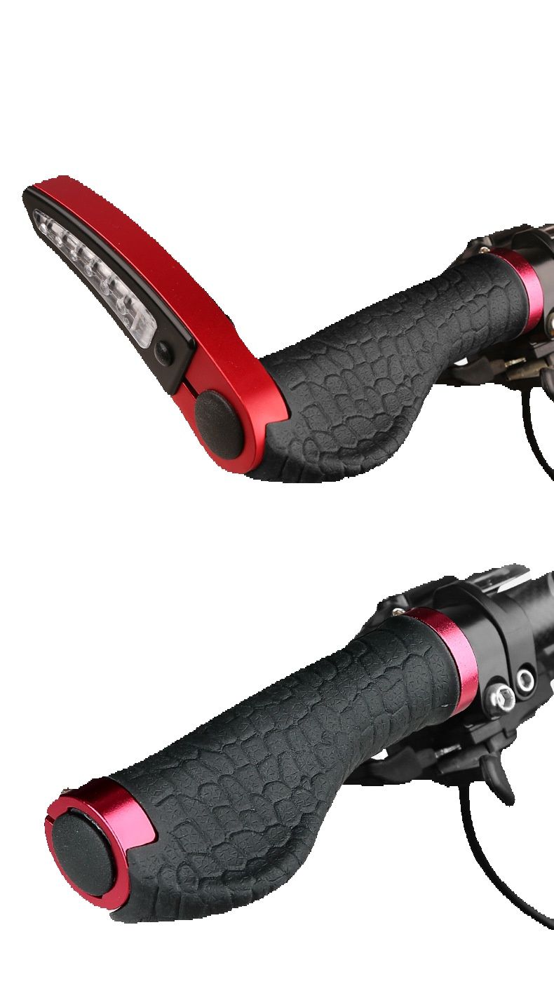 Bicycle Solar Rubber Sleeve Charging With Light Sub Handle Bicycle Mountain Riding Equipment_voghion.com