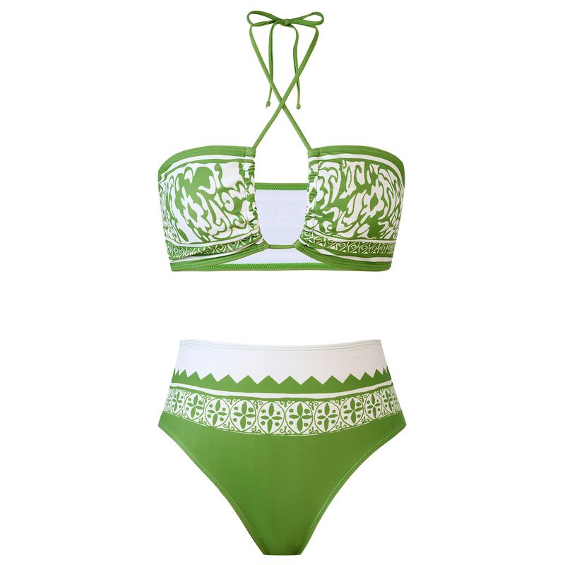 Odzież damska Split Women's Swimsuit Vacation Bikini Swimsuit_voghion.com