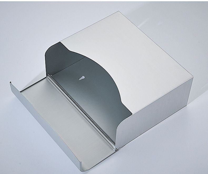 Premium Space Aluminium Toilettenpapierhalter ohne Bohren für das Badezimmer – ovales Design, rostfrei und zur Wandmontage_voghion.com