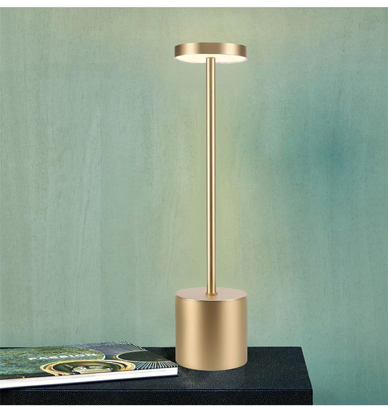 Modern Style Touch Sensor Table Rechargeable Cordless Desk Lamp 3 Color Adjustable Temperatures LED Night Light_voghion.com