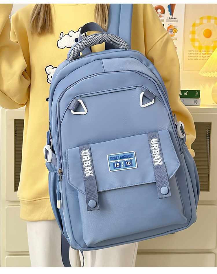 New Style Backpack Fashionable Trend Junior High School Student Backpack Casual Backpack Large Capacity Versatile Backpack_voghion.com
