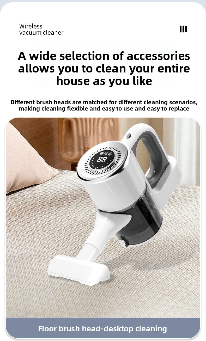 Wireless Vacuum Cleaner Household Super Strong Suction Suction Mopping All-in-one Machine High Power Handheld To Remove Pet Cat Hair_voghion.com