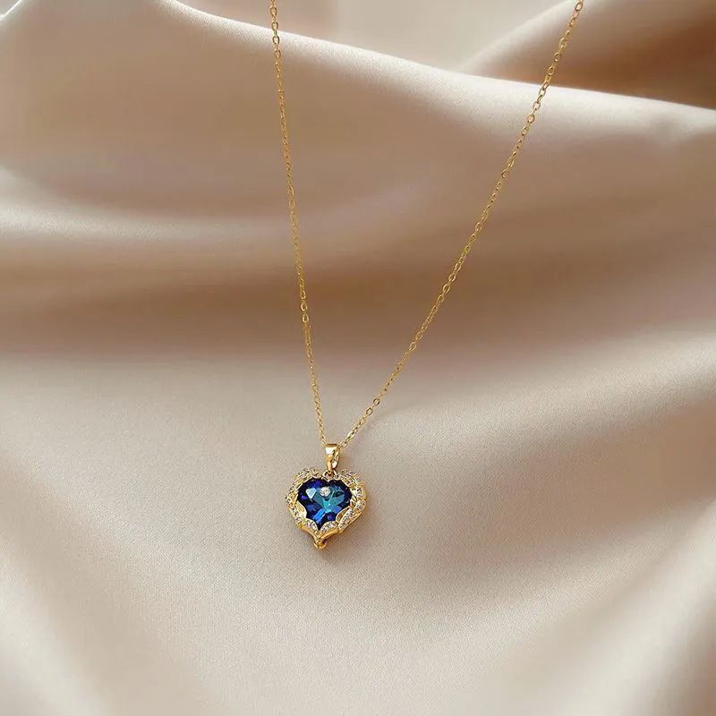 Japanese Korean Style Titanium Steel Necklace For Women, Versatile Niche Design, High-end And Light Luxury, Collarbone_voghion.com