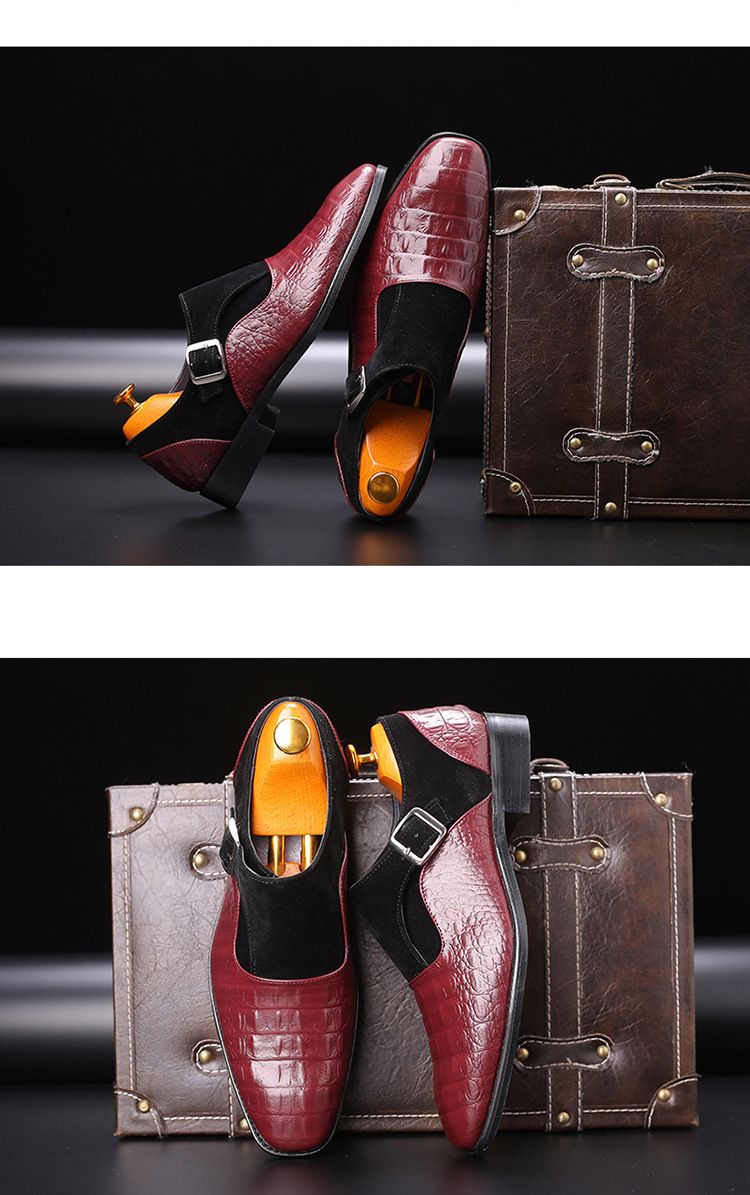 Men's Business Casual Dress Oxfords Formal Lace-Up Shoes for Office, Parties, and Daily Wear_voghion.com