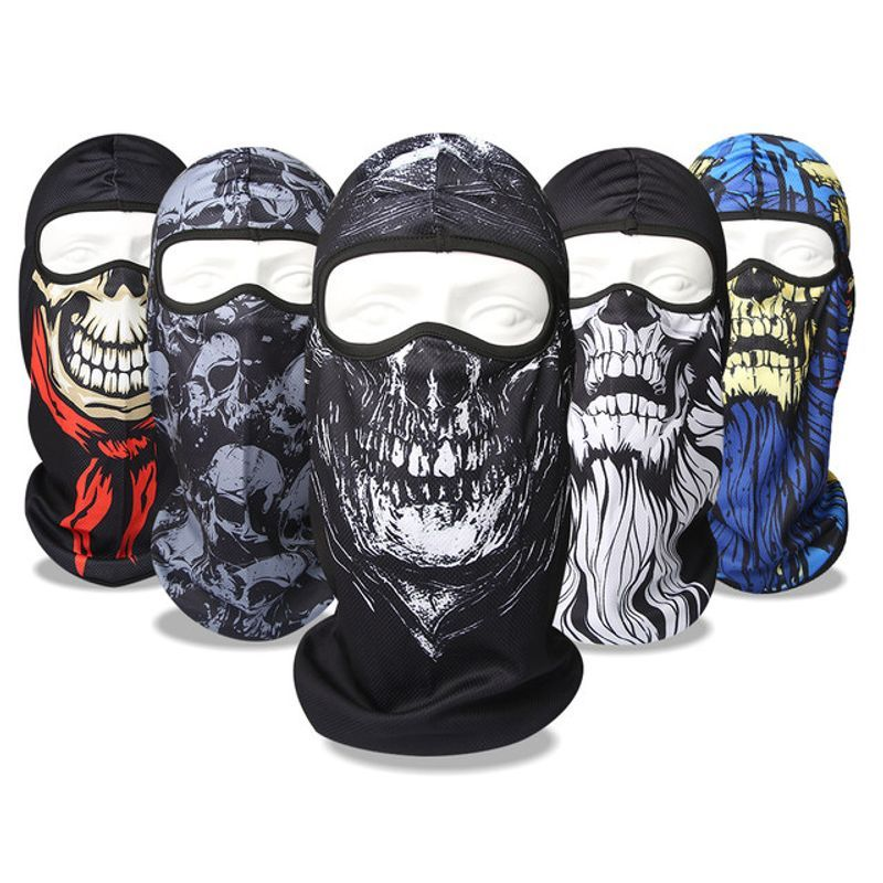 Skull Herr Balaclava Ski Mask Cycg Caps Snowboard Ansiktsskydd Motorcykel Cykel Hjälm Huva Bandana Scarf Andas_voghion.com