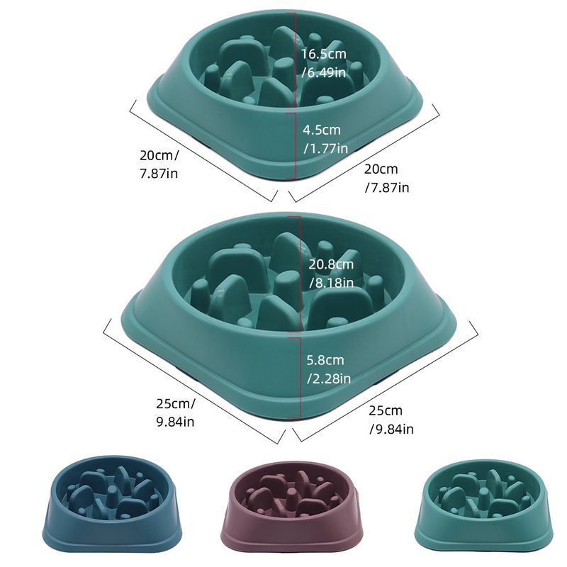 Neu für Hunde: Erstickungssicherer, großer, kippsicherer Futternapf für Hunde, Fressnapf für langsames Fressen_voghion.com