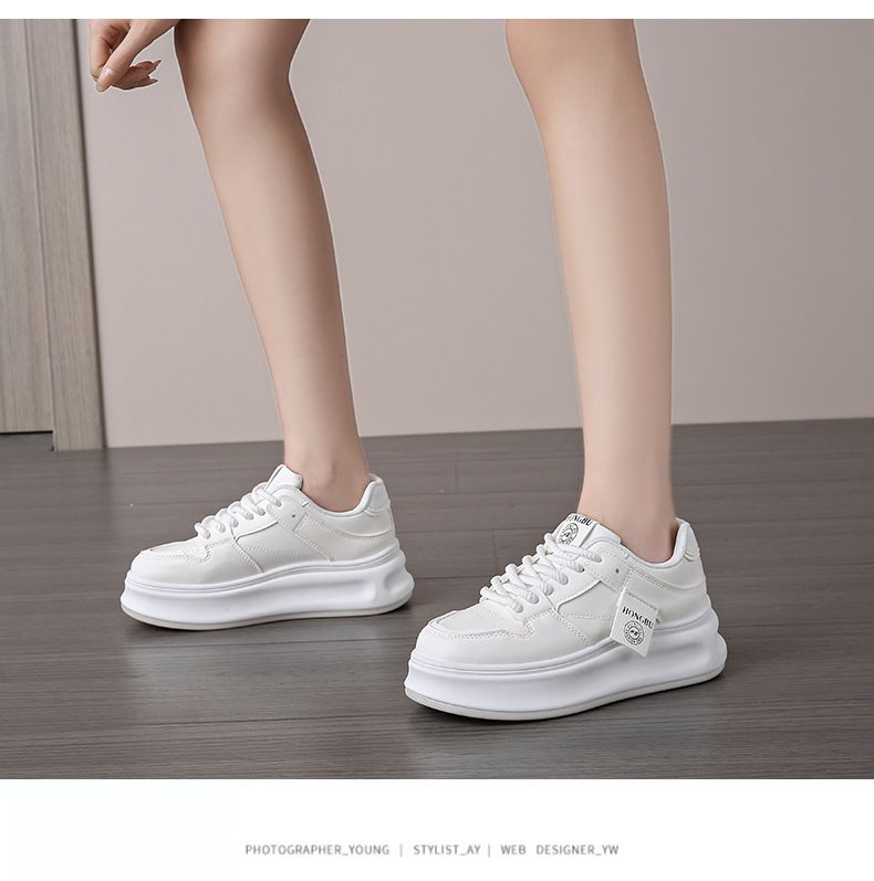 Scarpette bianche per bambini, ragazze, studenti, tempo libero, sport, scarpe da tavola versatili, tiro da strada_voghion.com