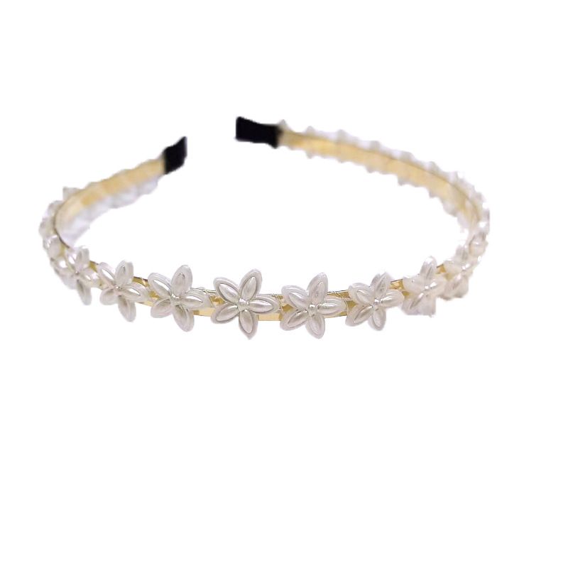 Neue Mode Perle Licht Super Fee Baby Stirnband Handgemachte Fühlen Gebrochen Metall Haar Zubehör Pony Für Frauen_voghion.com