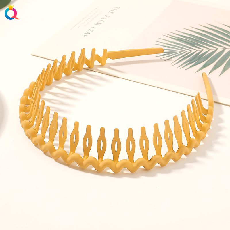 Hot Selling PC Wave Headband Face Washing Headband With Teeth Non Slip Hair Band High End Yiwu Hairpin Hair Accessories Wholesale_voghion.com