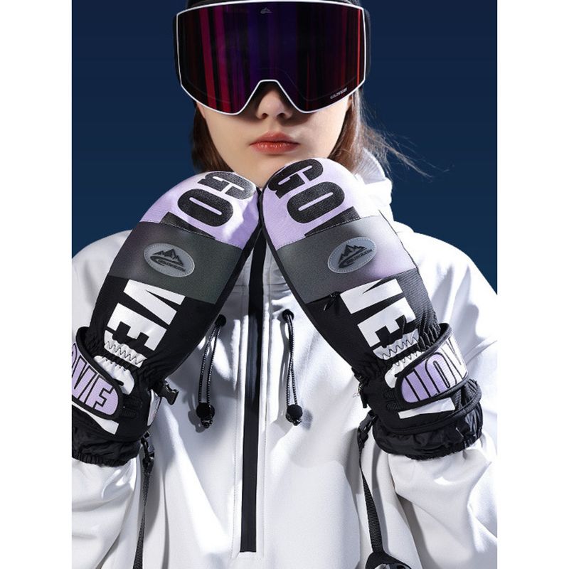 Winter Ski Men's Women's Outdoor Sports Cycling Windproof and Waterproof Touch Screen Thickened Warm Gloves SK34_voghion.com