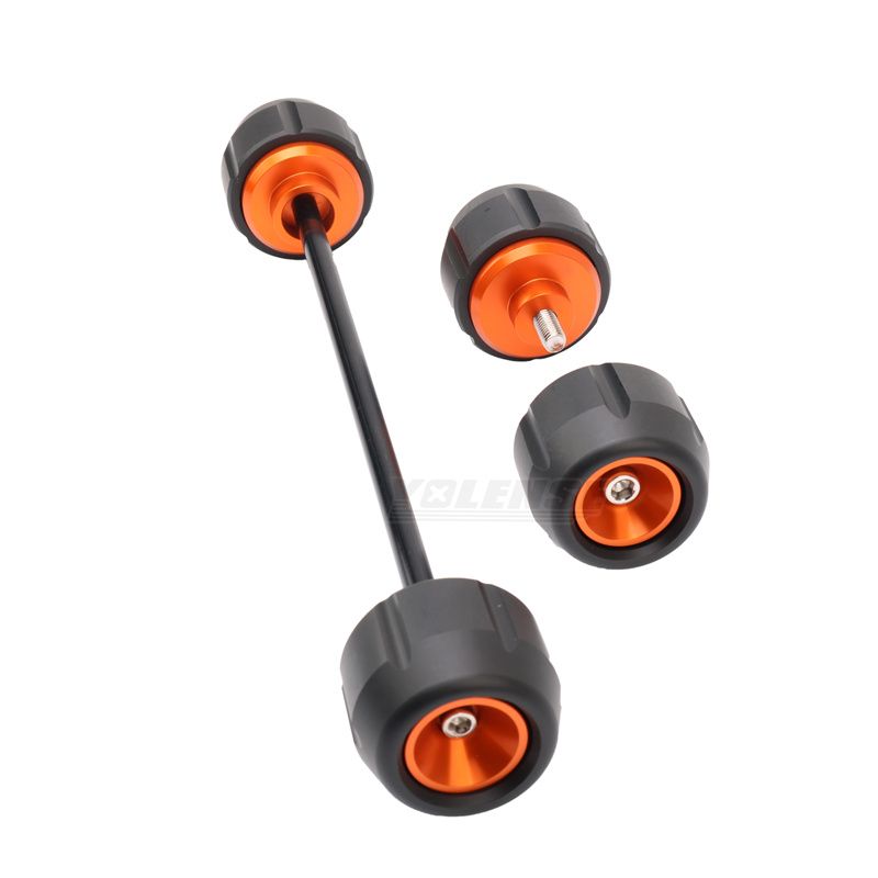 Acessórios para motocicletas Eixo dianteiro e traseiro Garfo Protetor de roda para DUKE 390 para DUKE 250 2024_voghion.com