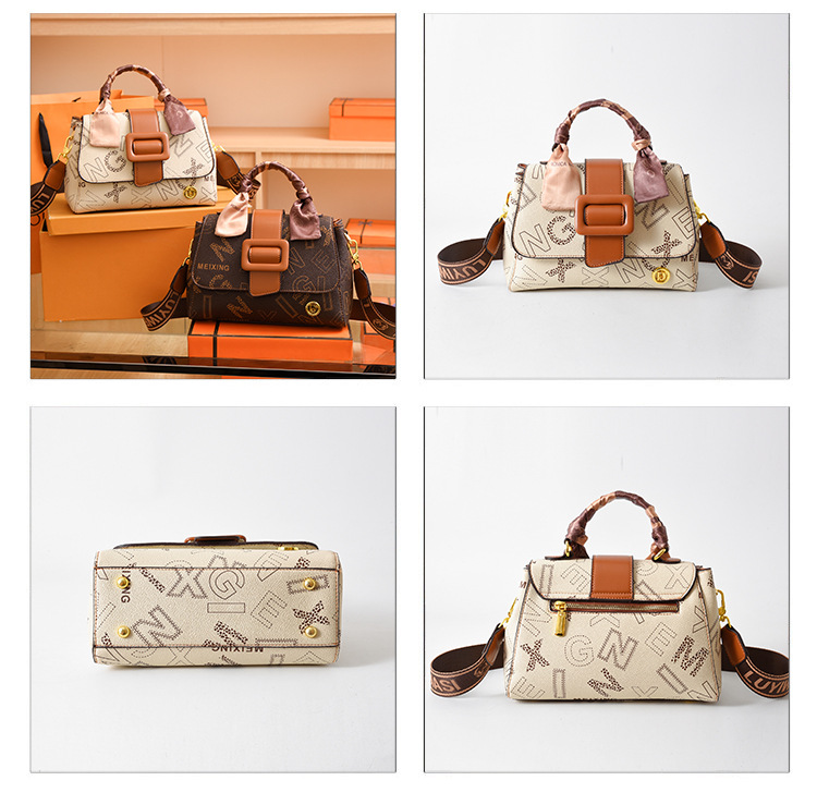 2023 neue Heiße Verkauf frauen Tasche Mode Druck Temperament Schal Mode Vielseitig Breiten Schulter Gurt Handtasche_voghion.com