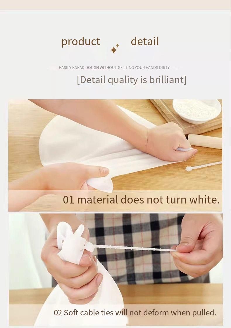 Home Kitchen Silicone Tool Baking Kneading Proofing Non-Stick Dough Bag_voghion.com