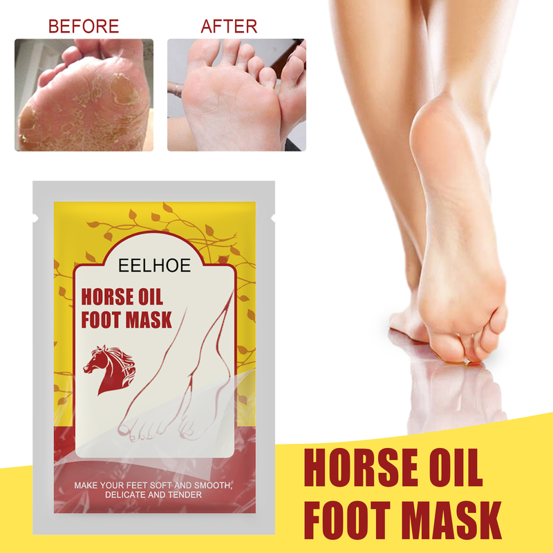 Horse beautiful Oil Foot Mask Gently removes dead skin and calluses, prevents scalp moisture and calluses, and moistur_voghion.com