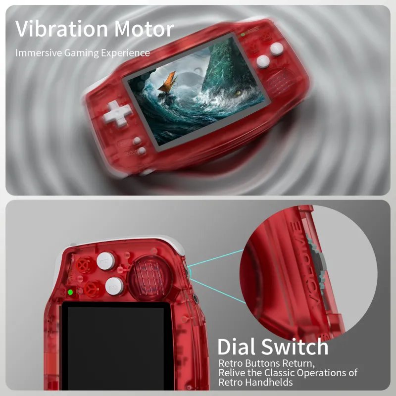 ANBERNIC RG34XX Retro Handheld Console 3.4''IPS Screen Linux System HDMI Output Classic Remake Game Player Sentimental_voghion.com