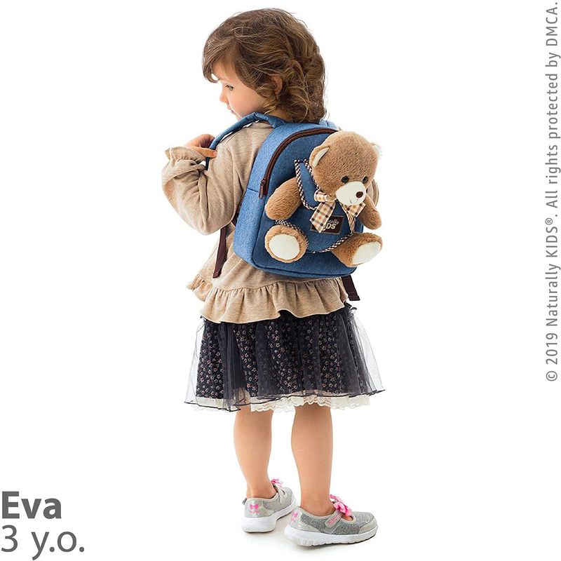 Kanner Schoultasch Denim Dinosaurier Rucksack ofnehmbar Grondschoul Schüler Spillschoul léif Cartoon Rucksack_voghion.com