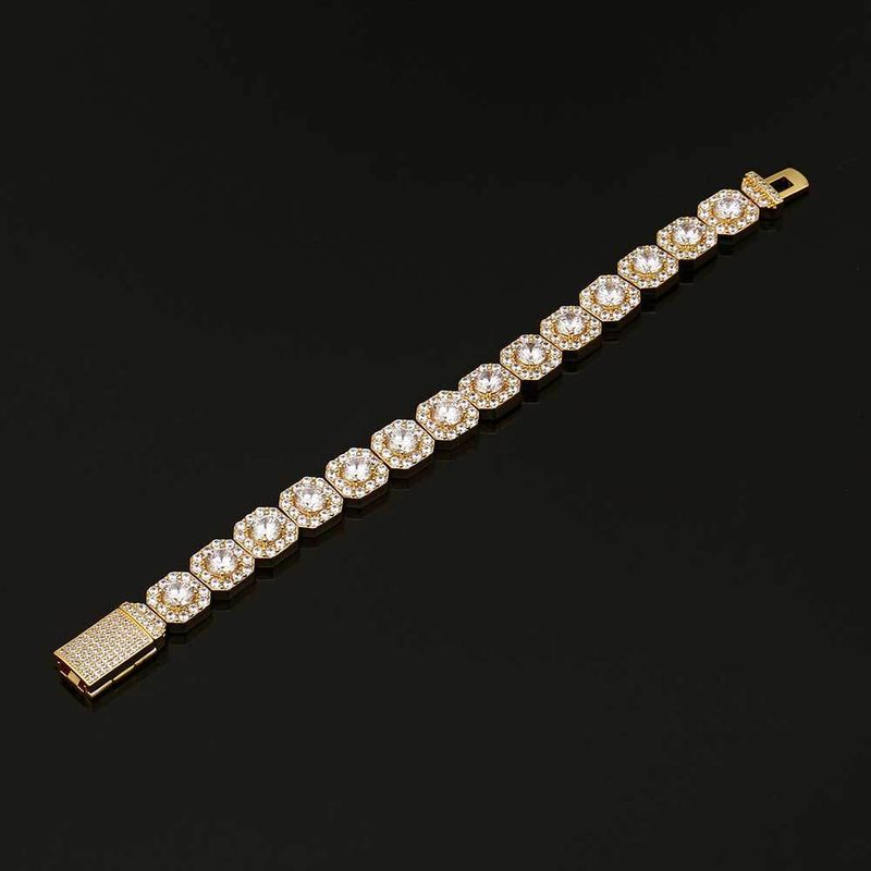 Men's Jewelry Hip Hop Bracelets, Rock Sugar Chain, Zircon Bracelets, Trendy Personality Fashion Accessories,_voghion.com