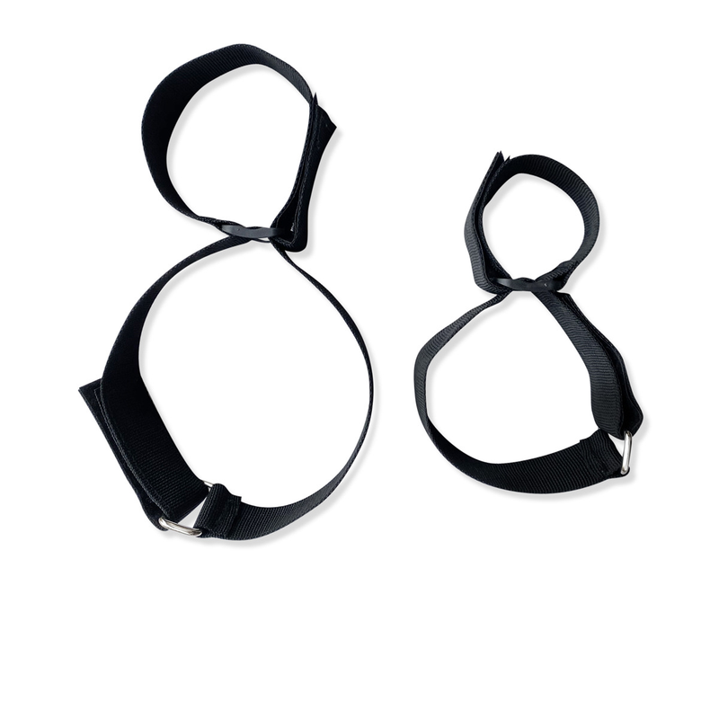 Mani e gambe sexy Cintura di legatura in tessuto di terza generazione Manette regolabili in un unico pezzo Polsini per mani e piedi Strumenti sessuali per donna_voghion.com