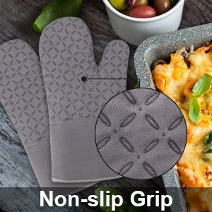 500° Heat Resistant 6-PC Set - Oven Gloves Insulation_voghion.com