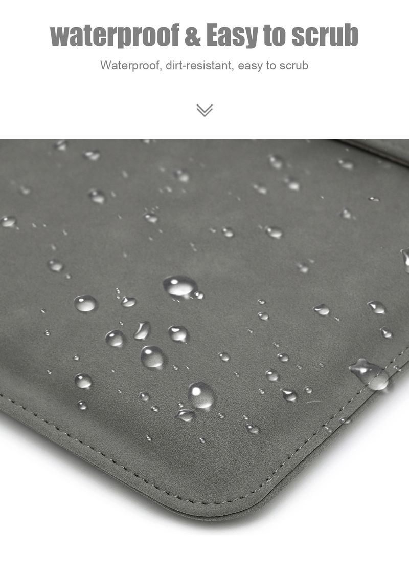 Computer Sleeve Case For Book IPad Air M1 M2 13 14 15 6 16 Pro 12 9 11 Inch Cover Bag Pouch Matte Vegan Leather_voghion.com