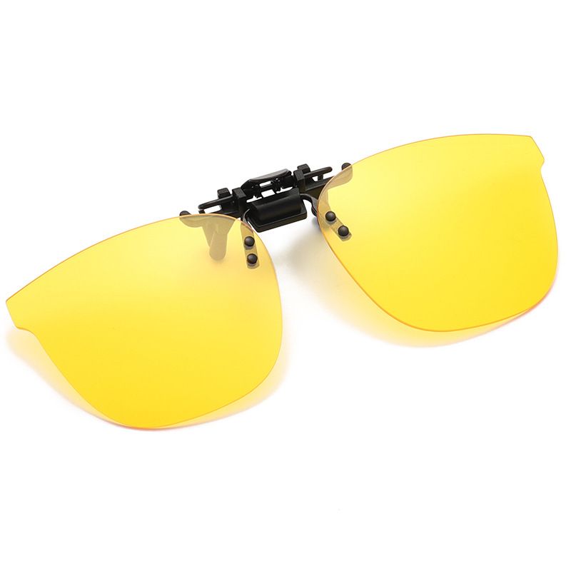 PC Explosion-Proof Fashion Sunglasses Prescription Driver Clip-On Driving Night Vision Glasses_voghion.com