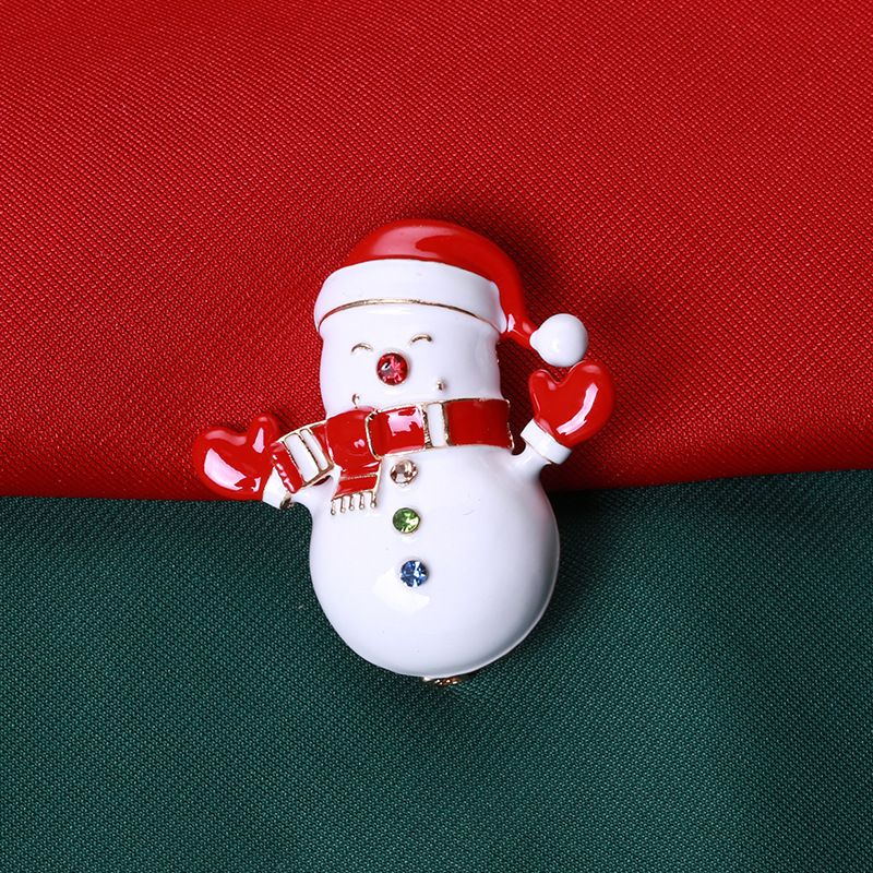 Broche goutte d'huile en alliage incrusté de diamants, faite main._voghion.com