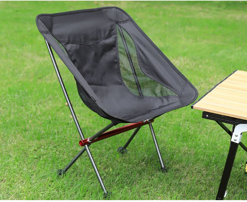 Lounge chair, portable aluminum alloy leisure home camping, fishing bench, folding stall, outdoor table and chair_voghion.com