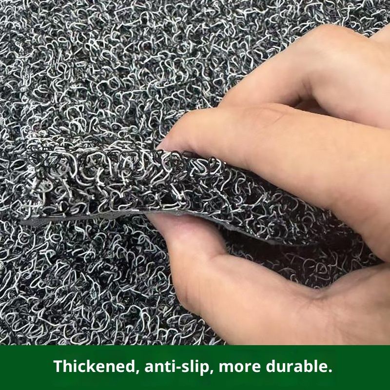Tappetino antiscivolo per auto, centro commerciale, hotel, tagliabile, con fondo in PVC e anello di seta ispessito, all'ingrosso, piccolo Deng_voghion.com