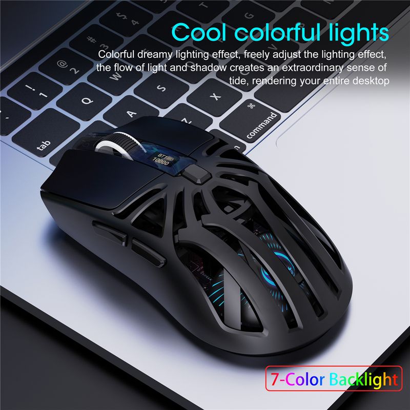 2025 New T400 3-Mode Wireless Gaming 1000HZ 500mAh Rechargeable 10000DPI USB-Type C Ro Optical Office Mouse For PC_voghion.com