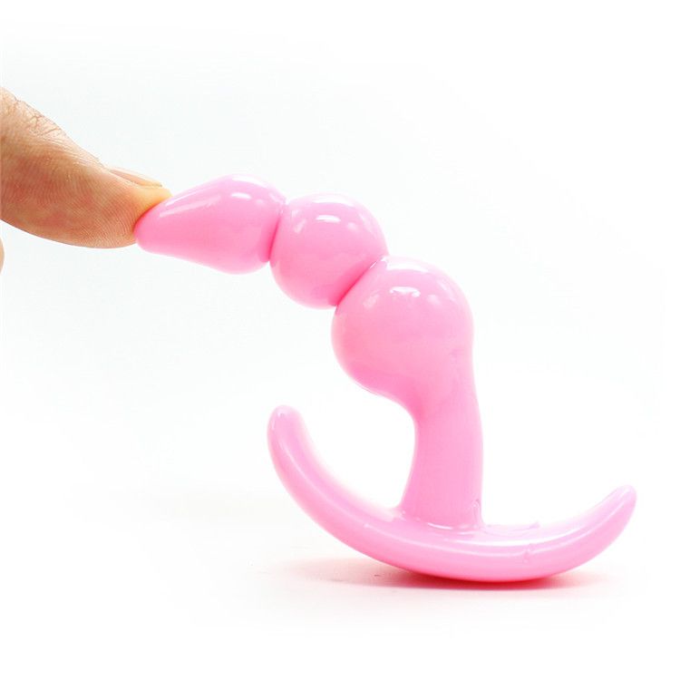 Plug anal souple avec queue - Stimulateur de point G flexible pour couples (matériau gélifié)_voghion.com