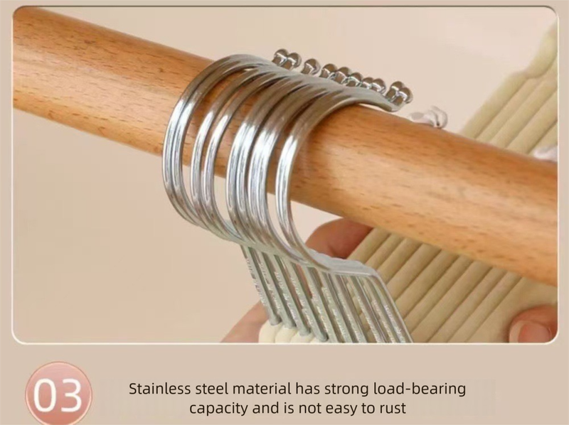 Household No Trace Cabinet Inner Special Organizer Recommended Non-Slip Flocking Drying Bedroom Extra Thick Pants Hanger_voghion.com