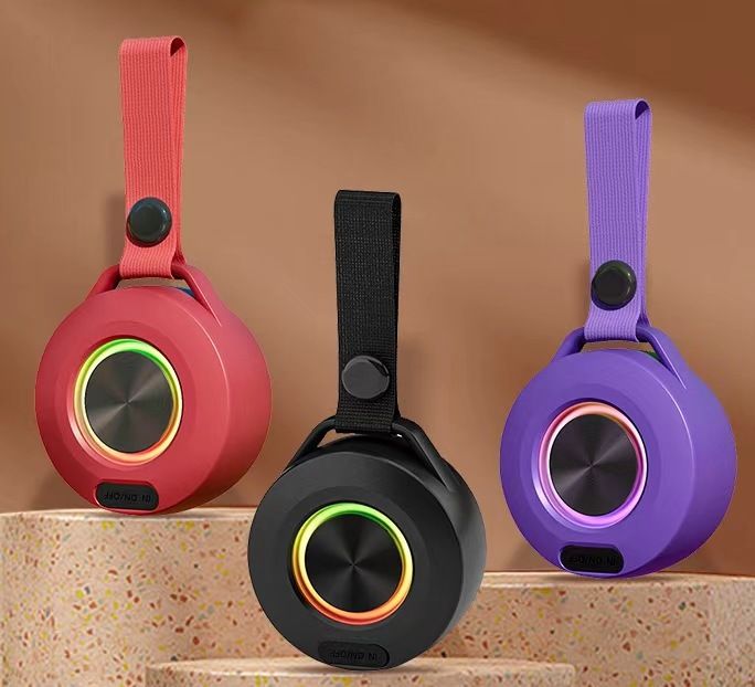 Mini bluetooth pieni stereo ratsastus vuorikiipeily langaton subwoofer ulkona vedenpitävä kannettava lahjariipuskaiutin_voghion.com