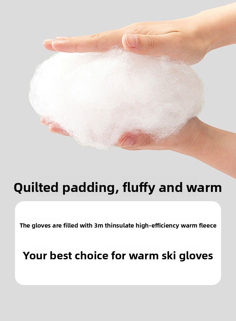 Oddivski Guanti da sci per bambini con protezioni per i polsi integrate, compatibili con touchscreen, impermeabili da snowboard 3L,_voghion.com