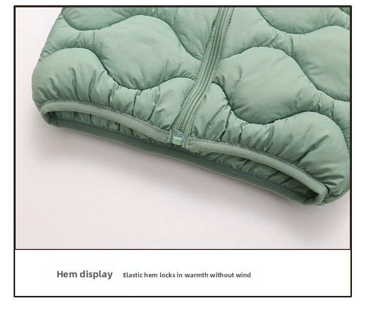 Autumn And Winter New Children's Jacket Lightweight Down Cotton Coat Baby Outerwear Solid Color_voghion.com