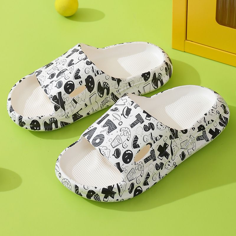 Pantofole con suola morbida e con una sensazione simile alla cacca, adatte per l'uso all'aperto in coppia in estate, versatili per gli uomini, popolari e alla moda per_voghion.com