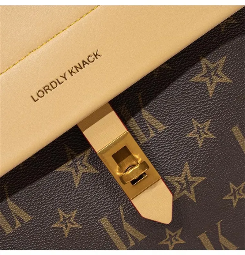 LORDLY KNACK Designer Light Luxury Genuine Leather Backpack Bag Versatile High-quality Vintage Fashion Large Capacity_voghion.com