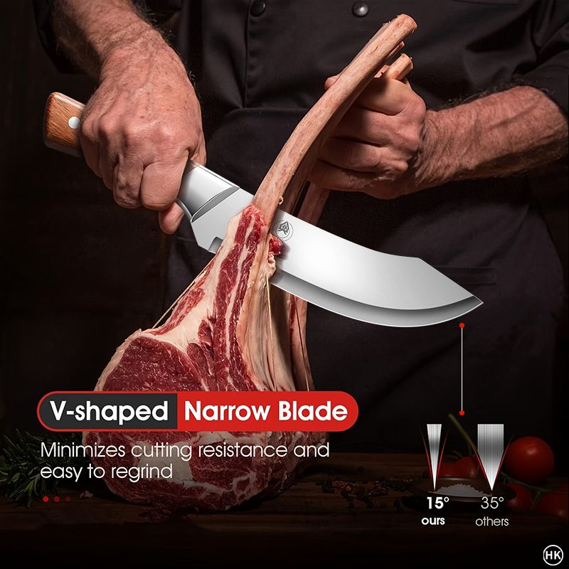 BAKULI-1PC Boning Knife, Precision Boning Knife: Stainless Steel, Ergonomic Grip, Easy Meat Cutting_voghion.com