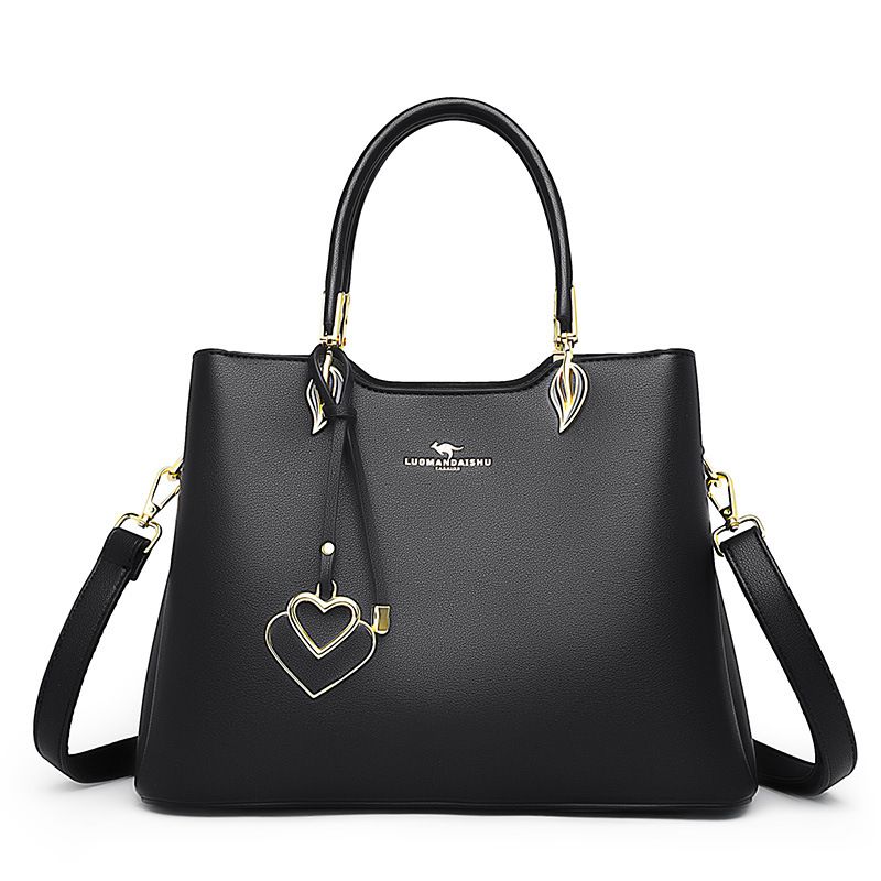 Borsa da donna di mezza età Nuova borsa da donna alla moda coreana Borsa a mano Borsa a tracolla multistrato_voghion.com