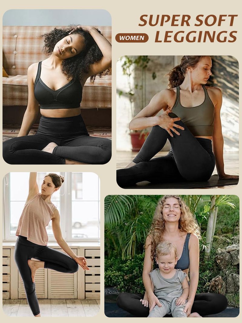 Pantalon de yoga taille haute à poches double face pour femme, legging de yoga en soie de lait élastique à neuf points, couleur chair, printemps et automne_voghion.com