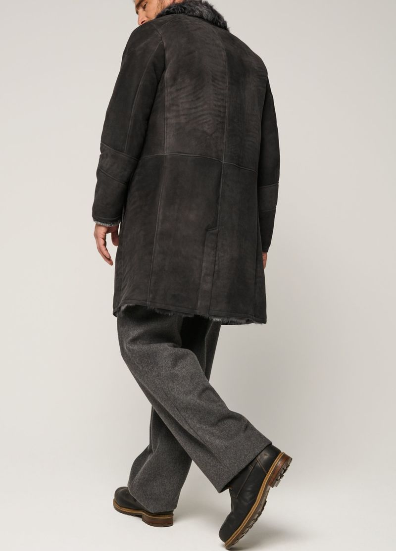 Pulse Pulse Italian Men Tuscan Long Wool Fur Winter Coat_voghion.com
