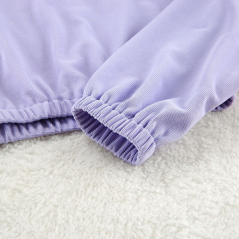 Conjunto de pijama de dos piezas para mujer, cómodo, de manga larga y pantalones cortos, para el hogar, otoño 2024_voghion.com