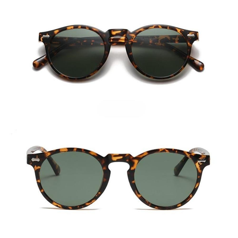 Mote 2024 polariserte solbriller menn kvinner merkevare designer retro runde solbriller vintage mann kvinne beskyttelsesbriller UV400 oculos_voghion.com