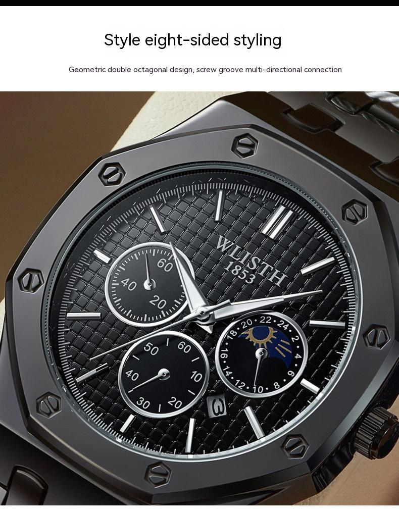 2023 nouvelle montre Vintage montre pour hommes classique affaires acier bande montre à Quartz étanche décontracté montre pour hommes_voghion.com