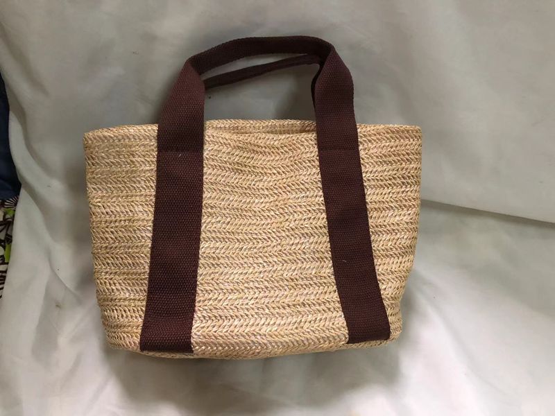 Τσάντα θαλάσσης σε στυλ μπόχο, από ψάθα, για casual διακοπές, γυναικεία τσάντα_voghion.com