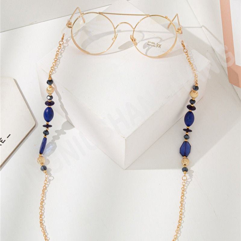 Bohemian Style Acrylic Resin Decorative Glasses Anti-Lost Mask Chain_voghion.com