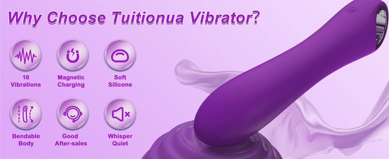 TUITIONUA G Spot Dildos Toys Woman - Bullet Vibrator With 10 Vibrating Modes, Silicone Dildo Clitoris Anal Nipple_voghion.com