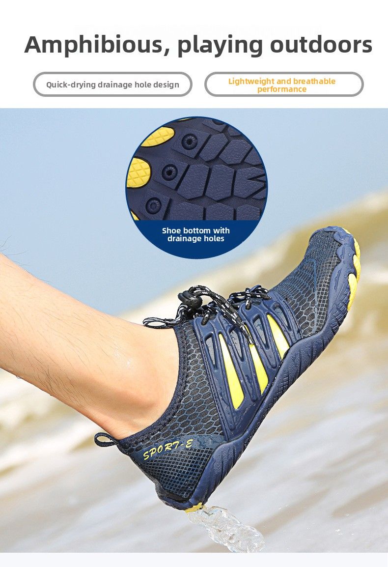 Hiking Shoes Outdoor Quick-drying Wading Shoes Fitness Breathable Non-slip Beach Shoes Lightweight Swimming Shoes_voghion.com