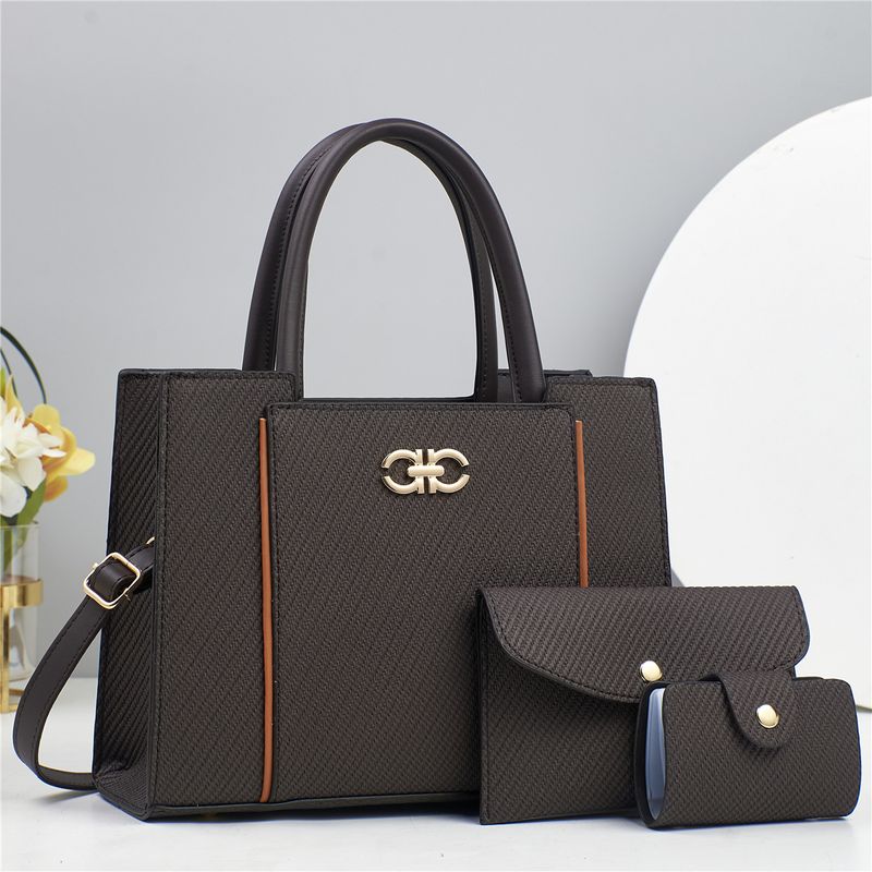 Women's Versatile Handbag Crossbody Bag Large Capacity Bag Shoulder Bag Three-piece Set_voghion.com