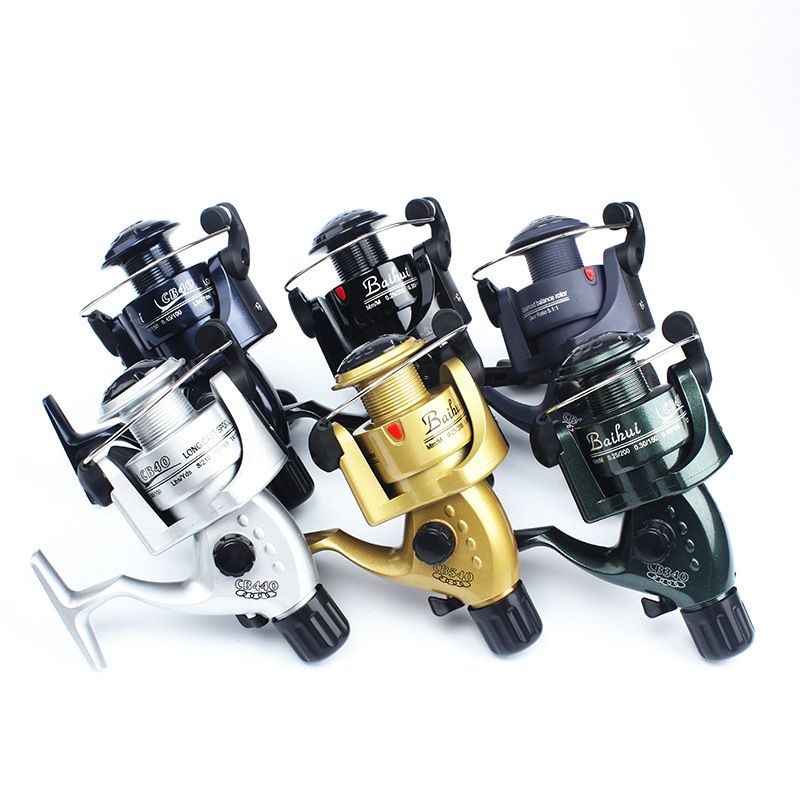 CB Snake Rear Drag Spinning Sea Lure Rock Rod Long Cast Black Fishing Reel_voghion.com
